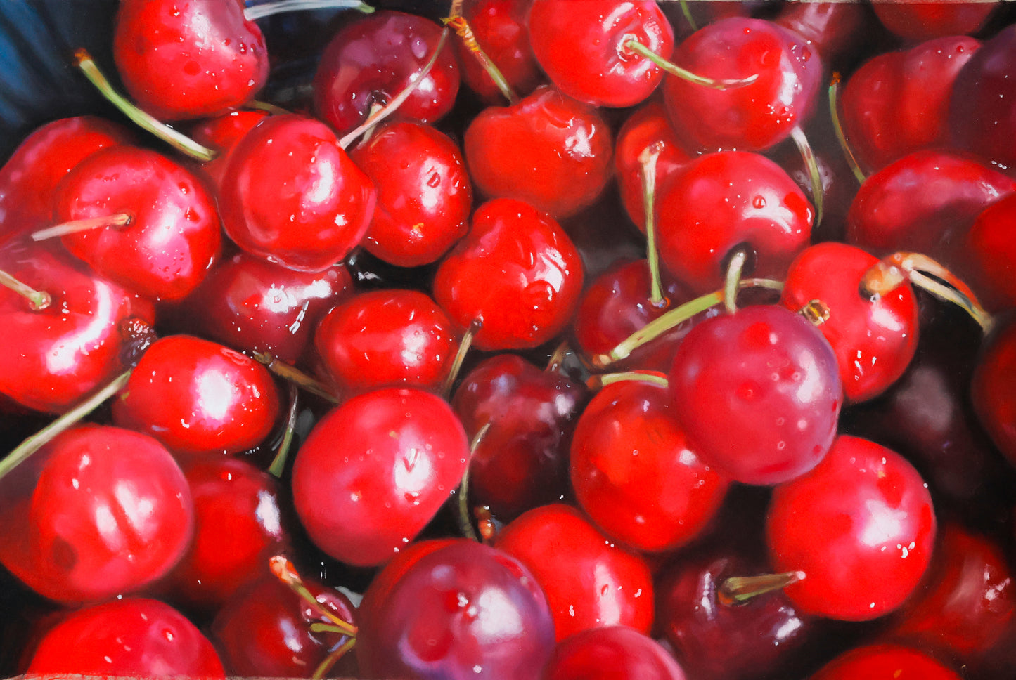 Original 'Cherry Season' Pastel Artwork