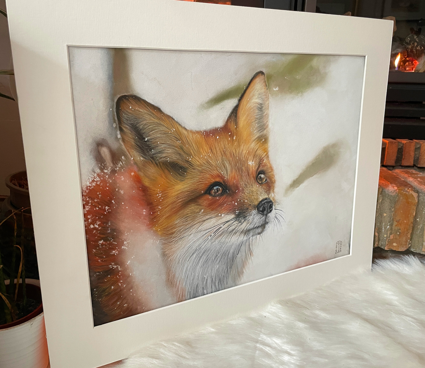 Original Winter Fox Portrait
