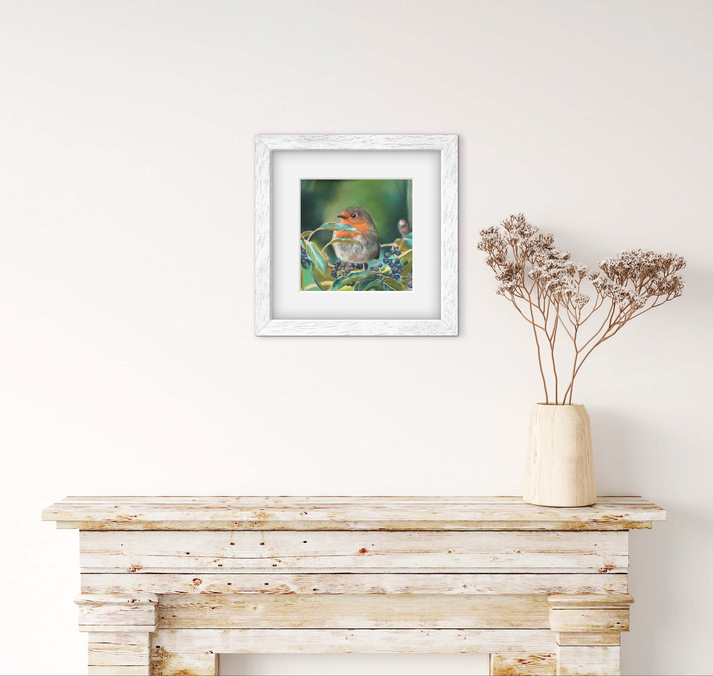 Original The Robin and the Berries Portrait