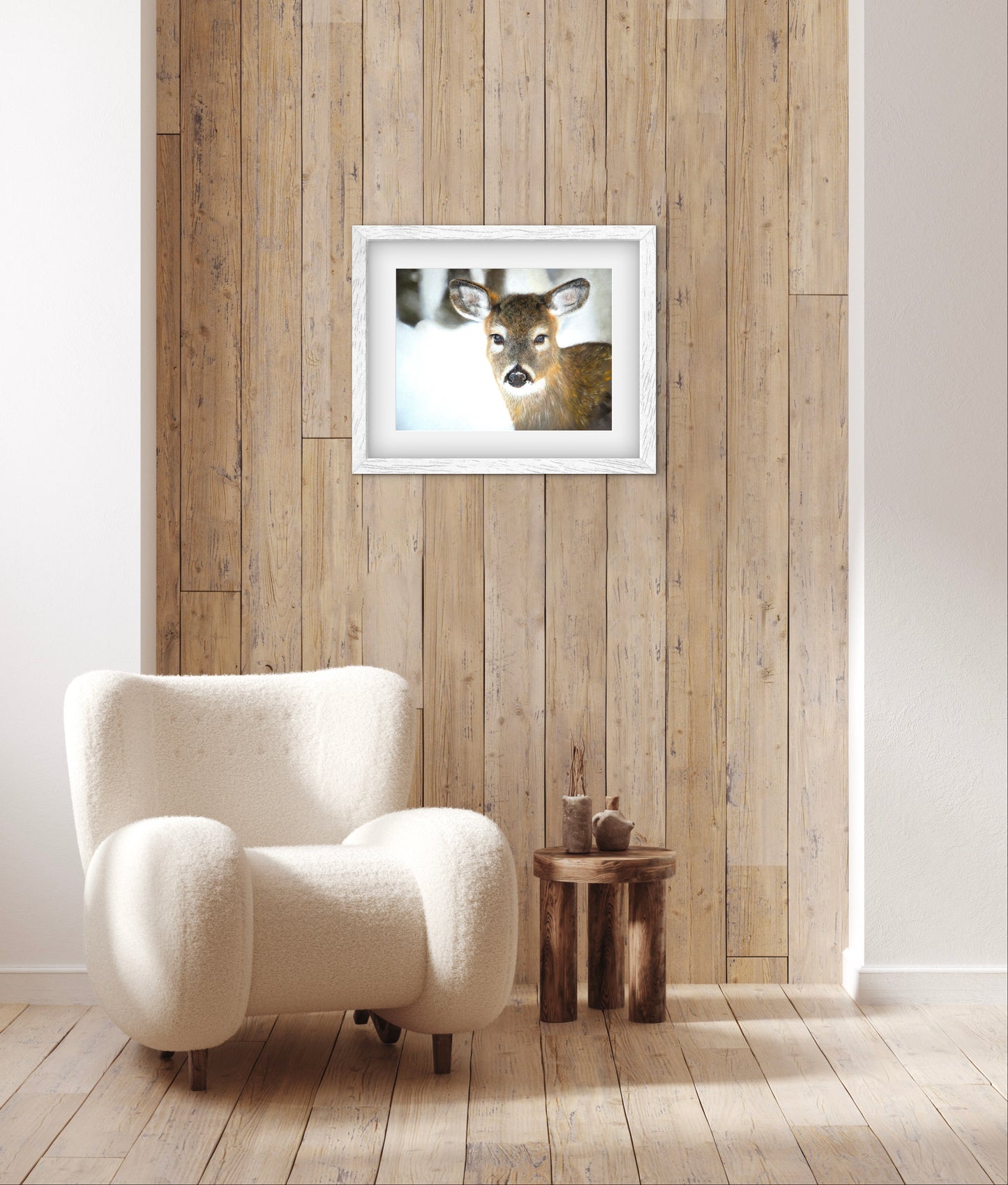 Original portrait A Winter Deer