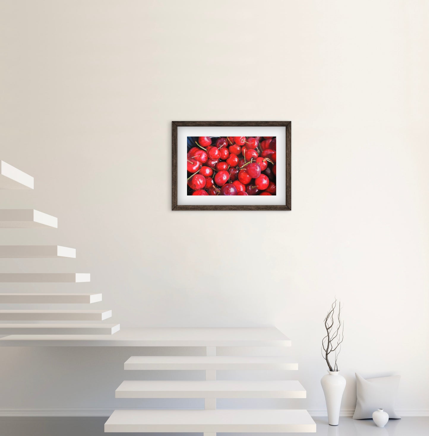 Original 'Cherry Season' Pastel Artwork