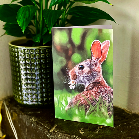 The Clover Thief Greeting Card