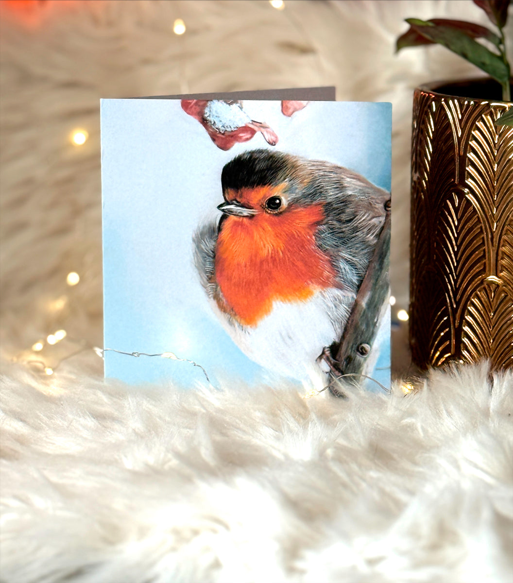 'Robins Appear' Greeting Card