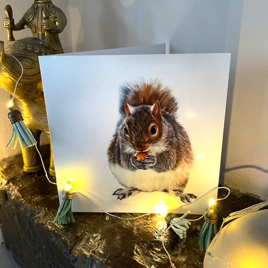 Winter Squirrel - Cyril Greeting Card